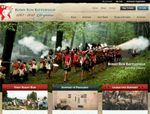 Tablet Screenshot of bushyrunbattlefield.com